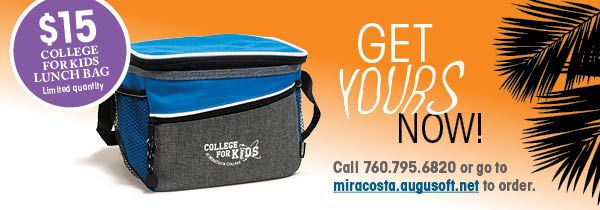MiraCosta College for Kids Lunchbox